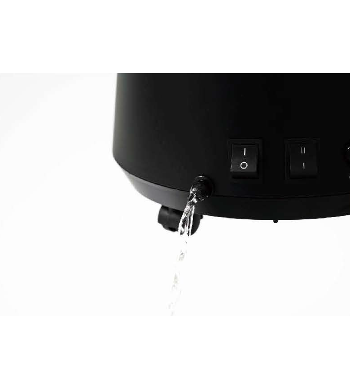 Draining water easily each time after using